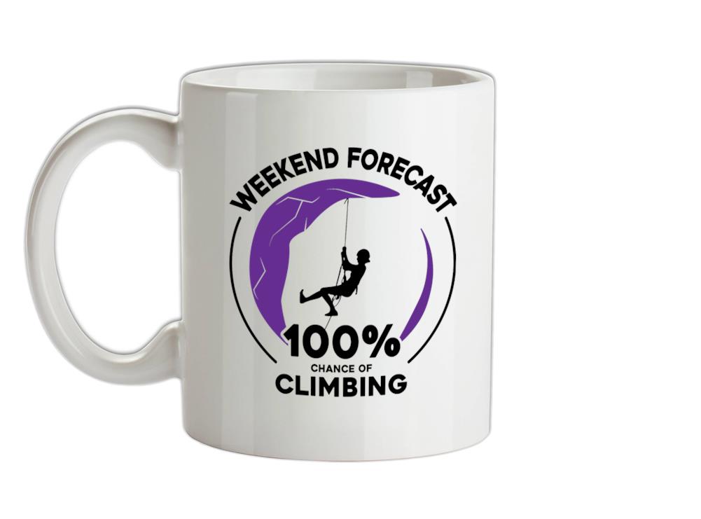 Weekend Forecast Climbing Ceramic Mug