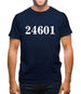 24601 Prison Number Mens T-Shirt