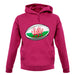 Welsh Flag Rugby Ball Unisex Hoodie