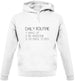 Daily Routine List Unisex Hoodie