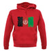 Afghanistan Grunge Style Flag unisex hoodie