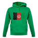 Afghanistan Grunge Style Flag unisex hoodie