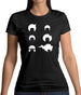 Afro Funky Hair Styles Womens T-Shirt