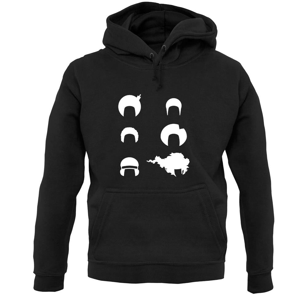 Afro Funky Hair Styles Unisex Hoodie