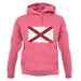 Alabama Grunge Style Flag unisex hoodie