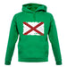 Alabama Grunge Style Flag unisex hoodie