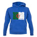 Algeria Grunge Style Flag unisex hoodie