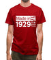 Made In 1929 All British Parts Crown Mens T-Shirt