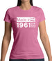 Made In 1961 All British Parts Crown Womens T-Shirt