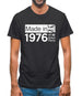 Made In 1976 All British Parts Crown Mens T-Shirt