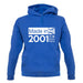 Made In 2001 All British Parts Crown unisex hoodie