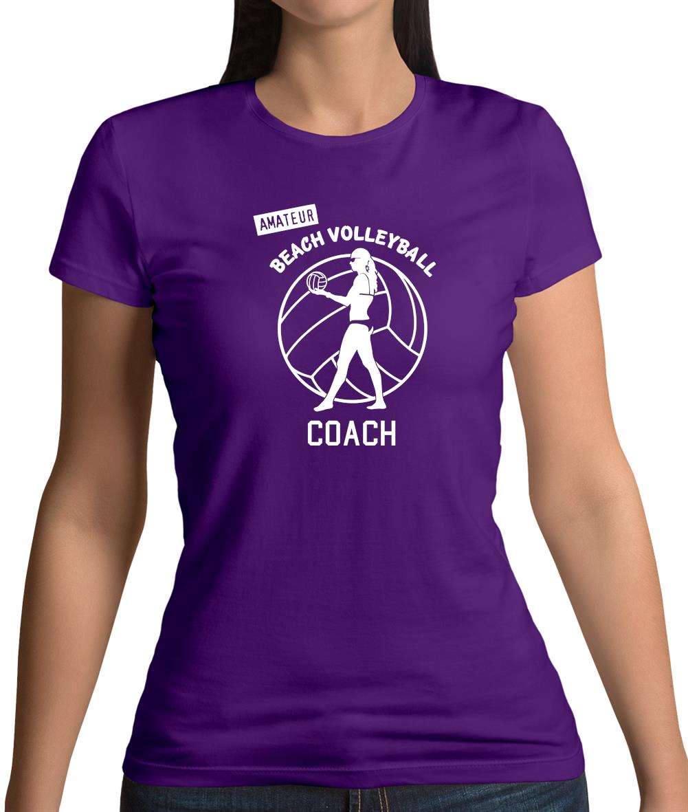 Amateur Beach Volleyball Coach Womens T-Shirt