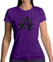 Anarchy Symbol Womens T-Shirt