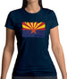 Arizona Grunge Style Flag Womens T-Shirt