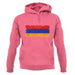 Armenia Grunge Style Flag unisex hoodie