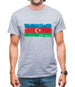 Azerbaijan Grunge Style Flag Mens T-Shirt