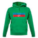 Azerbaijan Grunge Style Flag unisex hoodie