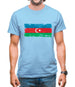 Azerbaijan Grunge Style Flag Mens T-Shirt