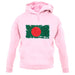 Bangladesh Grunge Style Flag unisex hoodie