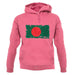 Bangladesh Grunge Style Flag unisex hoodie