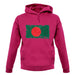 Bangladesh Grunge Style Flag unisex hoodie