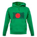 Bangladesh Grunge Style Flag unisex hoodie