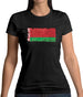 Belarus Grunge Style Flag Womens T-Shirt