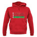 Belarus Grunge Style Flag unisex hoodie