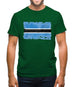 Botswana Grunge Style Flag Mens T-Shirt