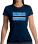 Botswana Grunge Style Flag Womens T-Shirt