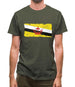 Brunei Grunge Style Flag Mens T-Shirt