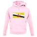 Brunei Grunge Style Flag unisex hoodie