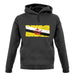 Brunei Grunge Style Flag unisex hoodie