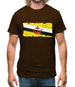 Brunei Grunge Style Flag Mens T-Shirt