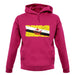 Brunei Grunge Style Flag unisex hoodie