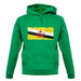 Brunei Grunge Style Flag unisex hoodie