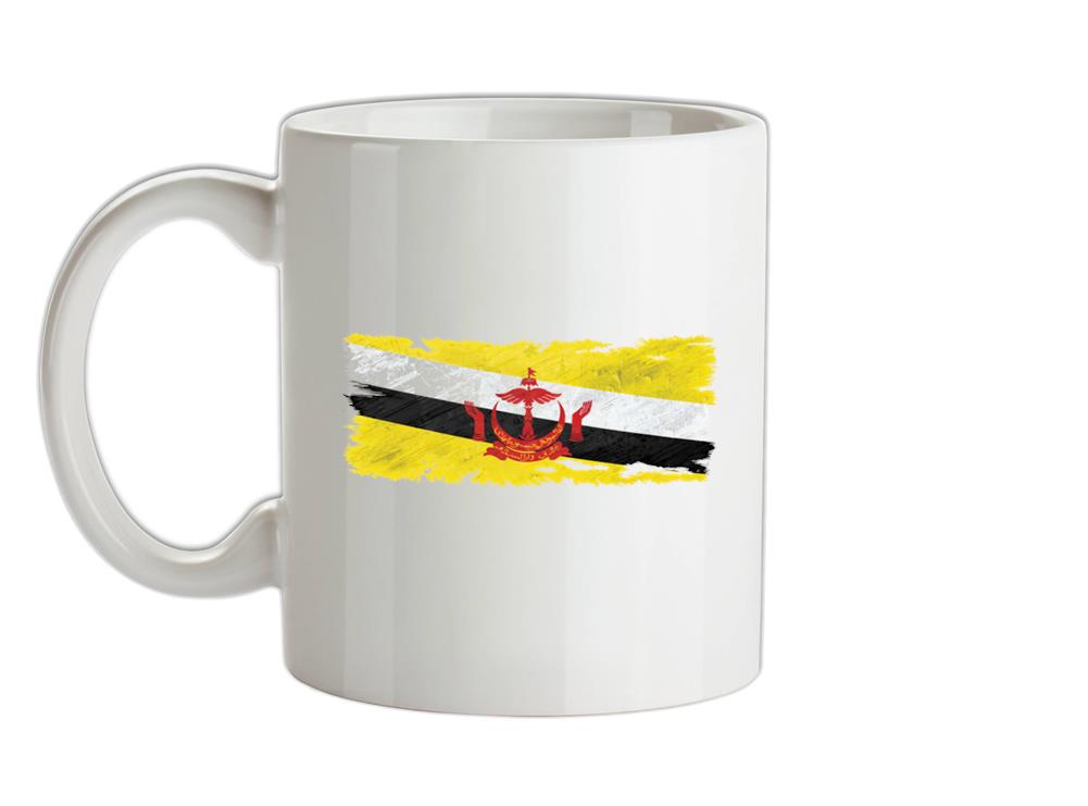 Brunei Grunge Style Flag Ceramic Mug