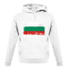 Bulgaria Grunge Style Flag unisex hoodie