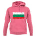 Bulgaria Grunge Style Flag unisex hoodie