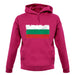 Bulgaria Grunge Style Flag unisex hoodie