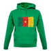 Cameroon Grunge Style Flag unisex hoodie