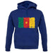 Cameroon Grunge Style Flag unisex hoodie