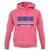 Cape Verde  Barcode Style Flag unisex hoodie