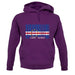 Cape Verde  Barcode Style Flag unisex hoodie