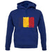 Chad Grunge Style Flag unisex hoodie