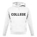 College unisex hoodie