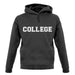 College unisex hoodie