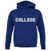 College unisex hoodie