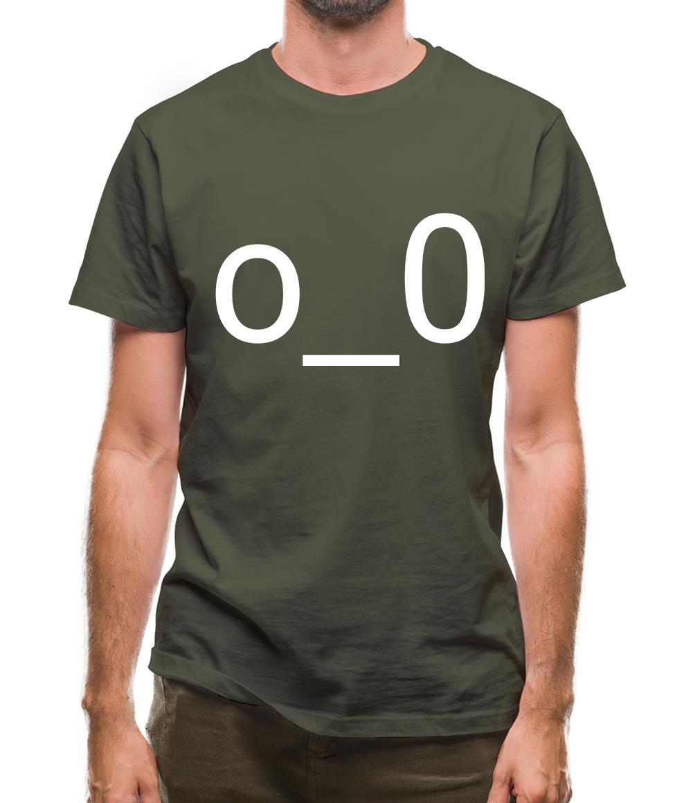 Confused Smiley Mens T-Shirt