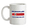 Costa Rica Grunge Style Flag Ceramic Mug